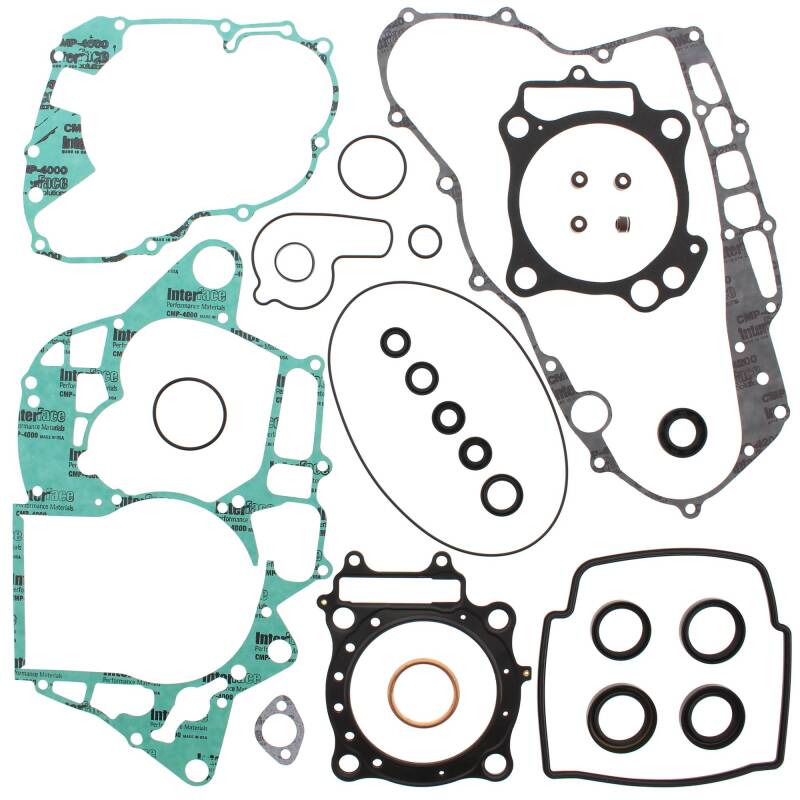 Honda TRX450R Complete Gasket Kit - Vertex Pistons - with Oil Seals - `04-`05